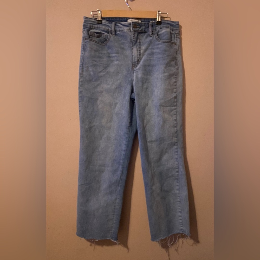 Social Standard by Sanctuary Ladies High Rise Crop Straight Jeans Women’s 12